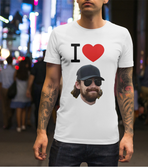 I Heart Ryan Blaney Racing Fan Apparel T-Shirt