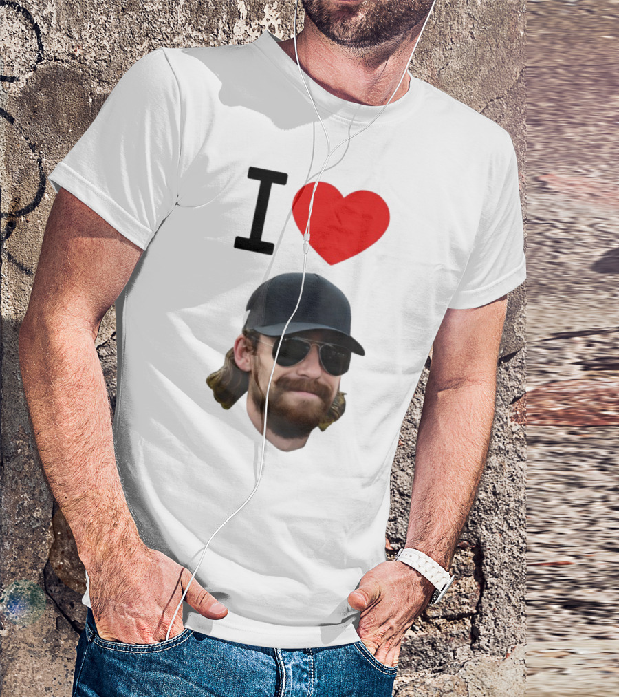 I Heart Ryan Blaney Racing Fan Apparel T-Shirt