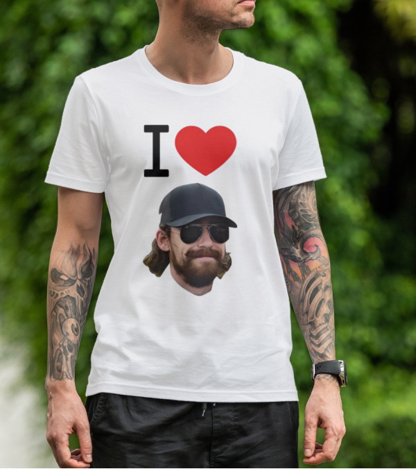 I Heart Ryan Blaney Racing Fan Apparel T-Shirt