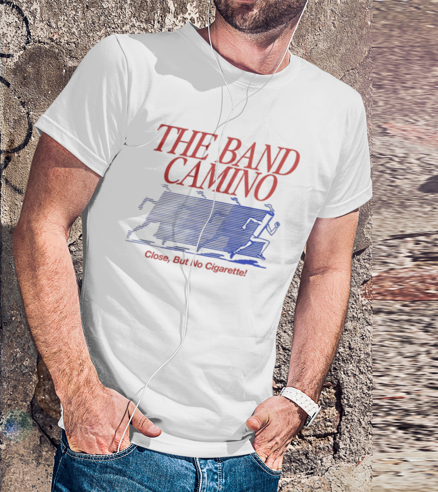 The Band Camino Close But No Cigarette Running Figures T-Shirt