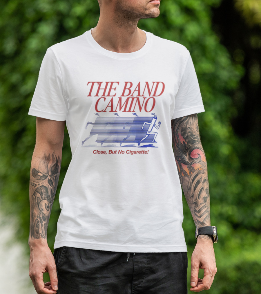 The Band Camino Close But No Cigarette Running Figures T-Shirt