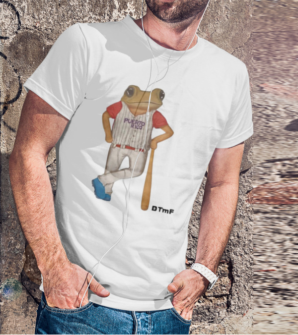 Bad Bunny DTMF Coquí Puerto Rico Baseball T-Shirt