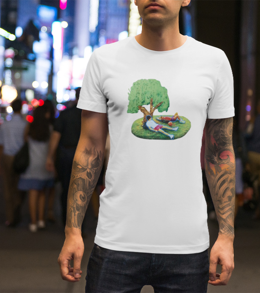 Slushynoobz Tree Relaxing Under Summer Shade With Friends T-Shirt