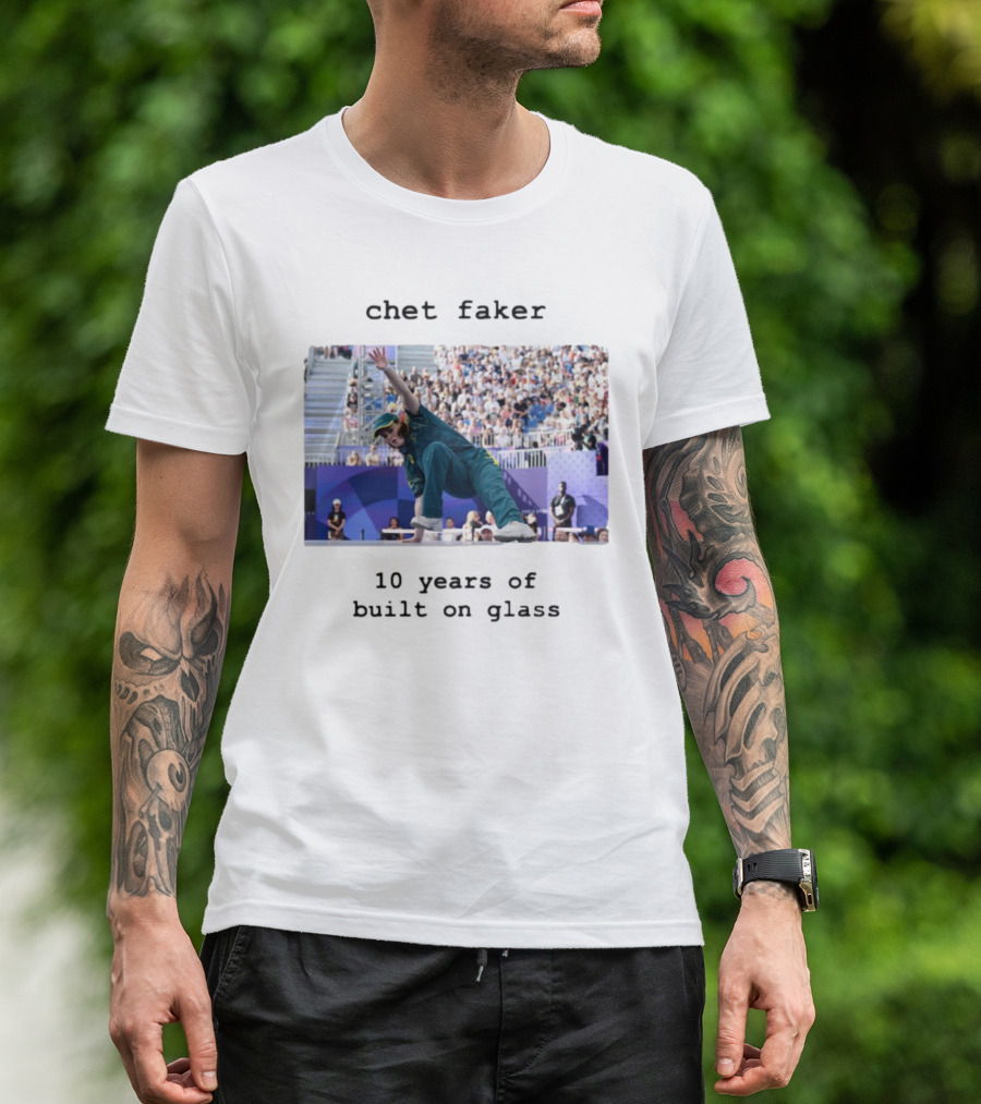 Chet Faker 10 Years Of Built On Glass Breakdancer Performance Event T-Shirt