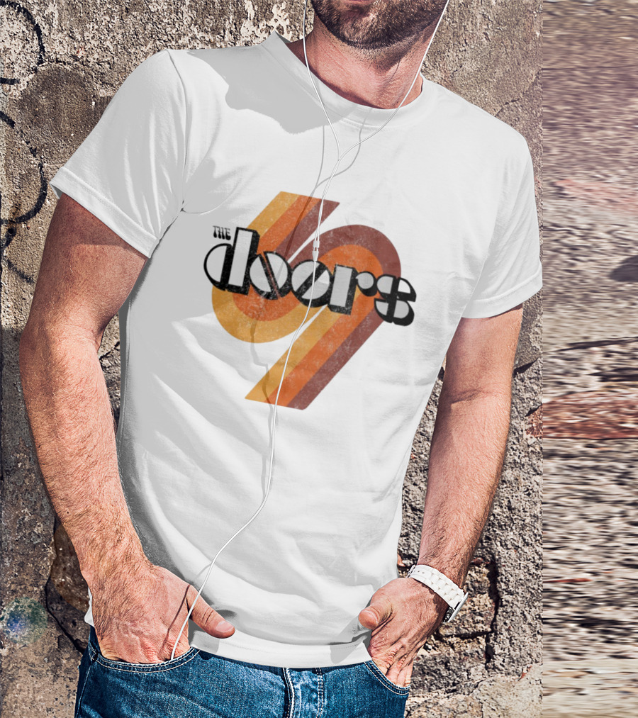 The Doors 1969 Retro Vintage Distressed 70s Style Classic Rock Icon T-Shirt