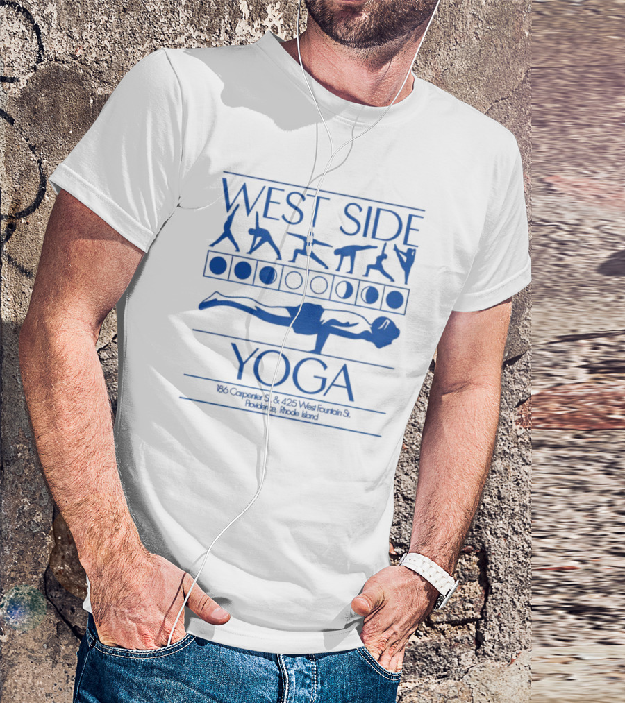 West Side Yoga Providence Rhode Island 186 Carpenter 425 West Fountain ElizabethGoodspeed T-Shirt