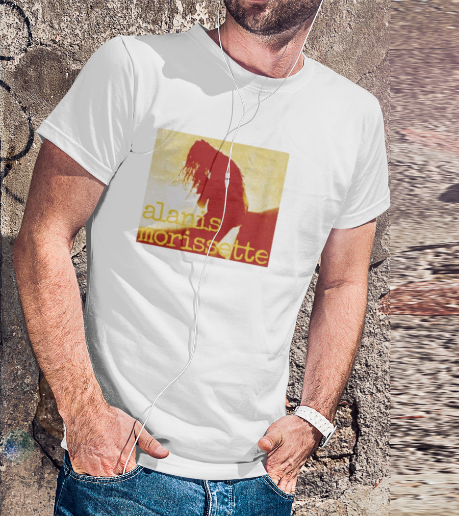 Alanis Morissette Yellow Vintage Silhouette T-Shirt