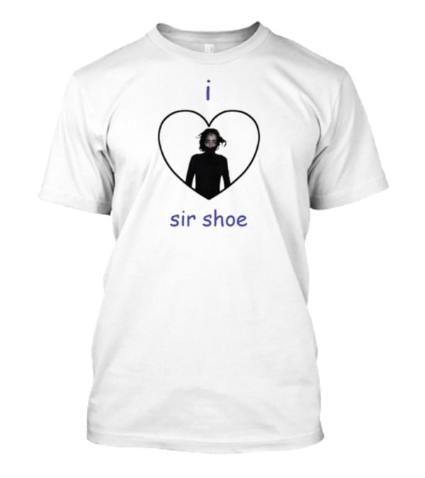 I Heart Sir Shoe Red-Eyed Icon In Heart T-Shirt