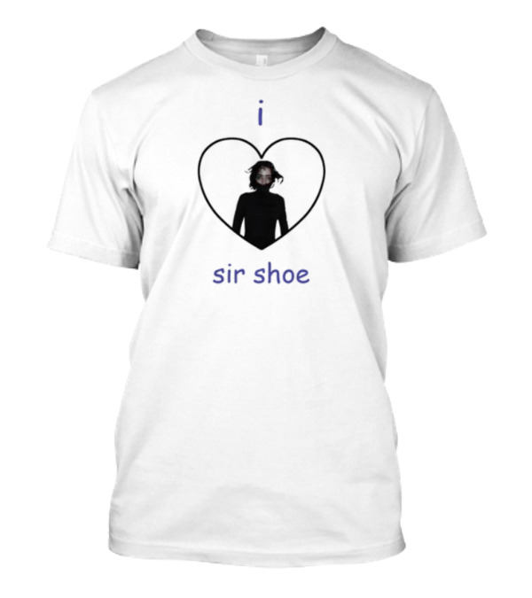 I Heart Sir Shoe Red-Eyed Icon In Heart T-Shirt