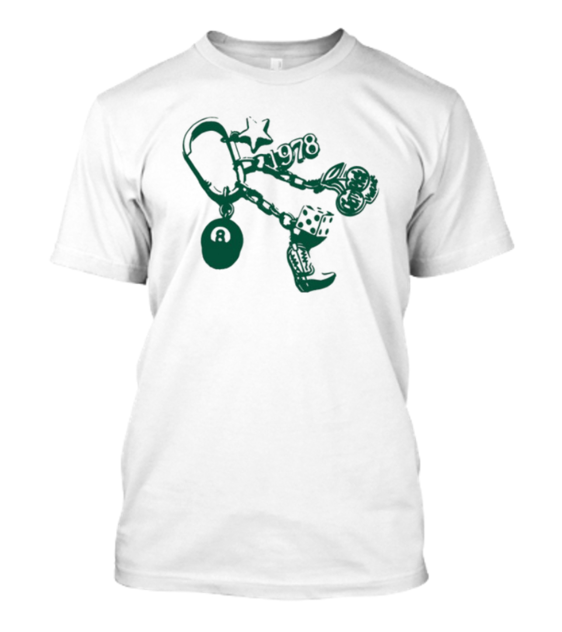 Limted Cherry Pick Vintage 1978 Pride Smiley Keychain Retro Nostalgia T-Shirt