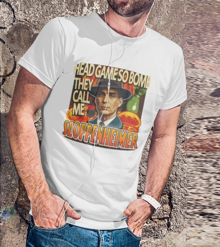Head Game So Bomb They Call Me Sloppenheimer Vintage Style Explosion T-Shirt