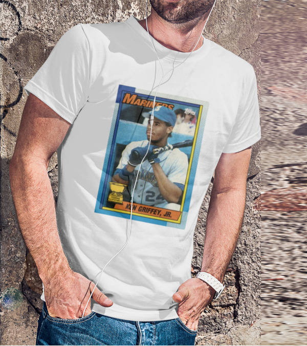 Mariners Ken Griffey Jr Topps All-Star Rookie Card T-Shirt