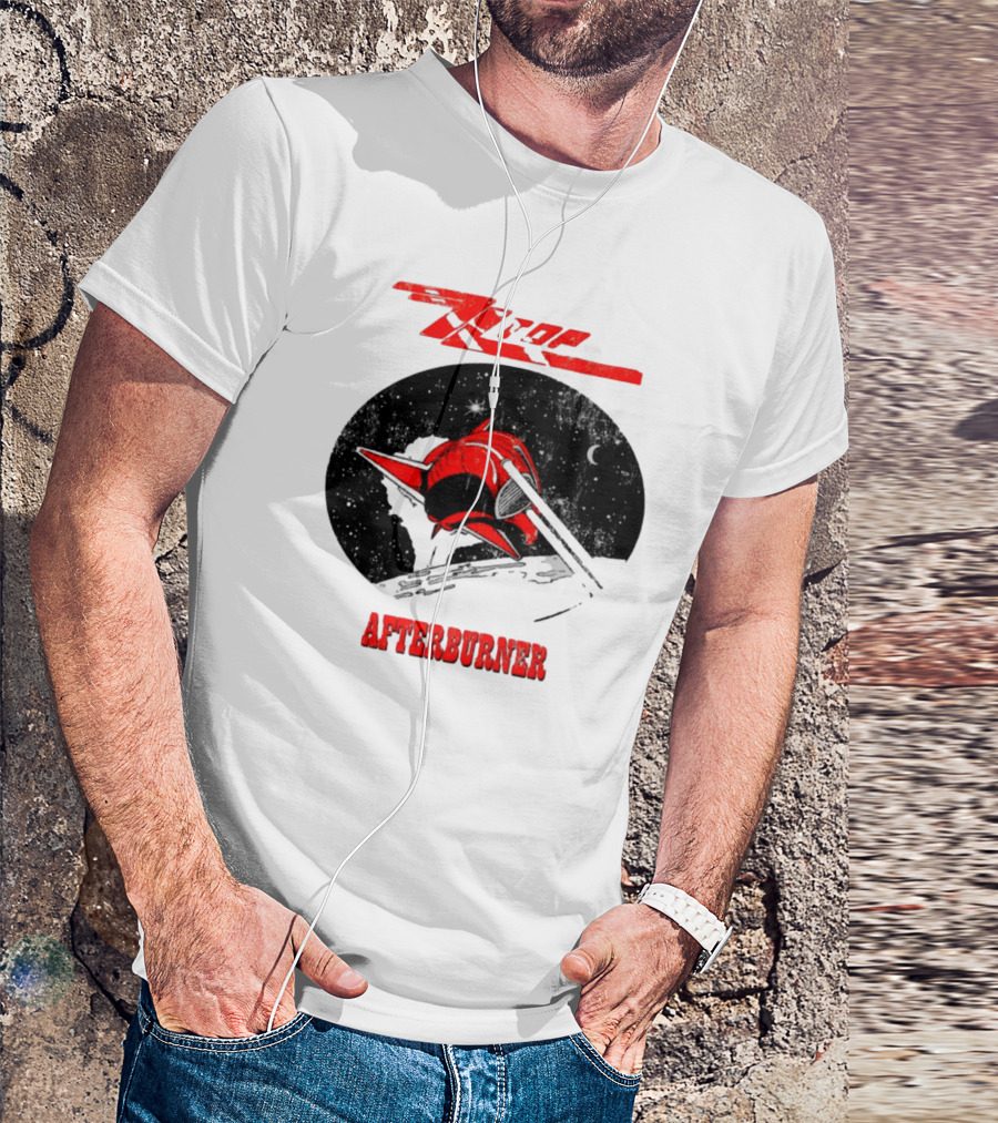 ZZ Top Afterburner Space Theme Retro 1985 T-Shirt