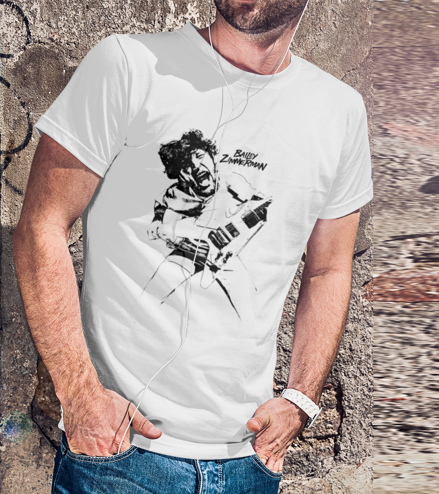 Bailey Scream Classic Ghost Mask Drawing T-Shirt