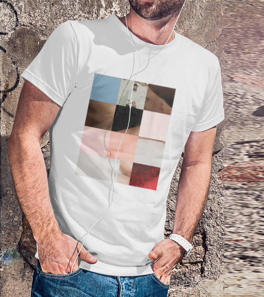 Bon Iver Layout Mosaic Collage T-Shirt