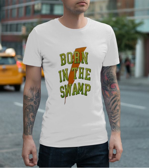 Born In The Swamp Lightning Bolt T-Shirt