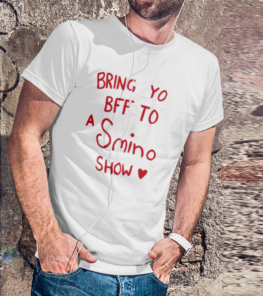 Bring Yo BFF To A Smino Show Fan Merchandise With Heart Design T-Shirt