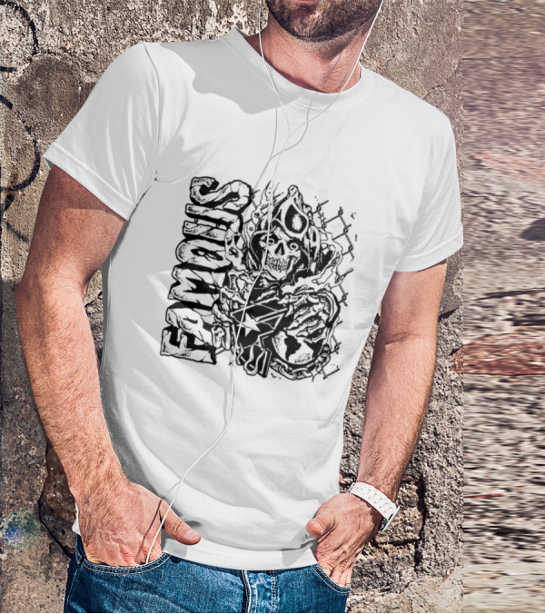 Famous Hardcore Creature Illustration T-Shirt