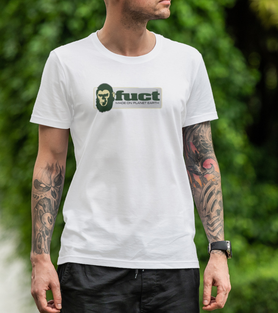 Fuct Made On Planet Earth Gorilla Icon T-Shirt