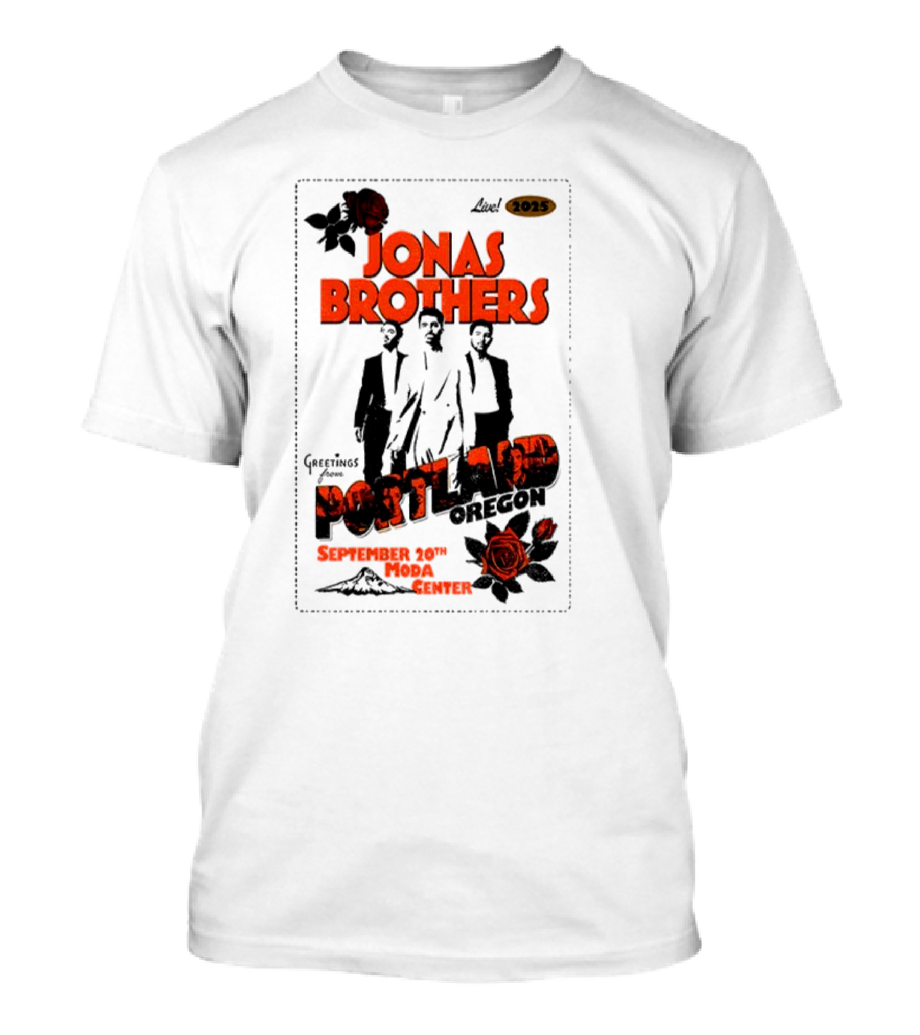 Jonas Brothers Portland Oregon September 20 2023 Moda Center T-Shirt