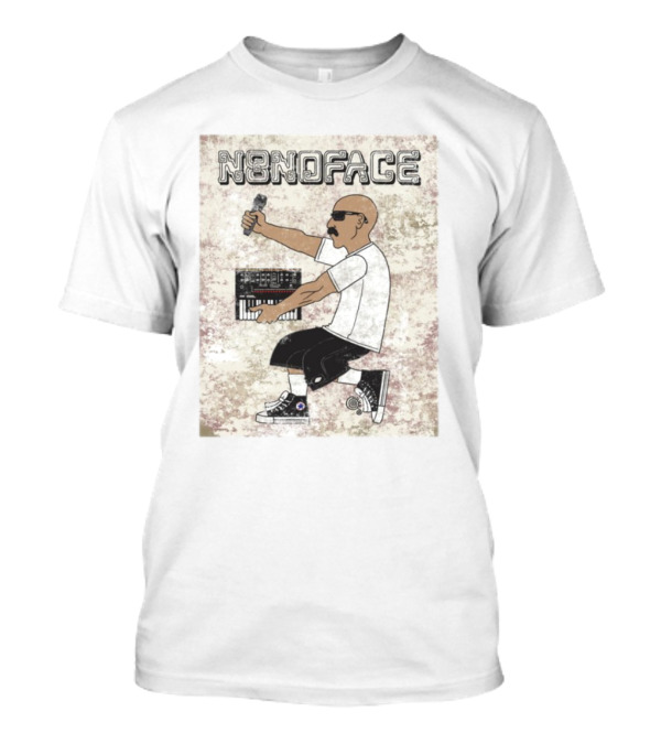 N8noface Az-Tech Synth Microphone And Keyboard Style T-Shirt