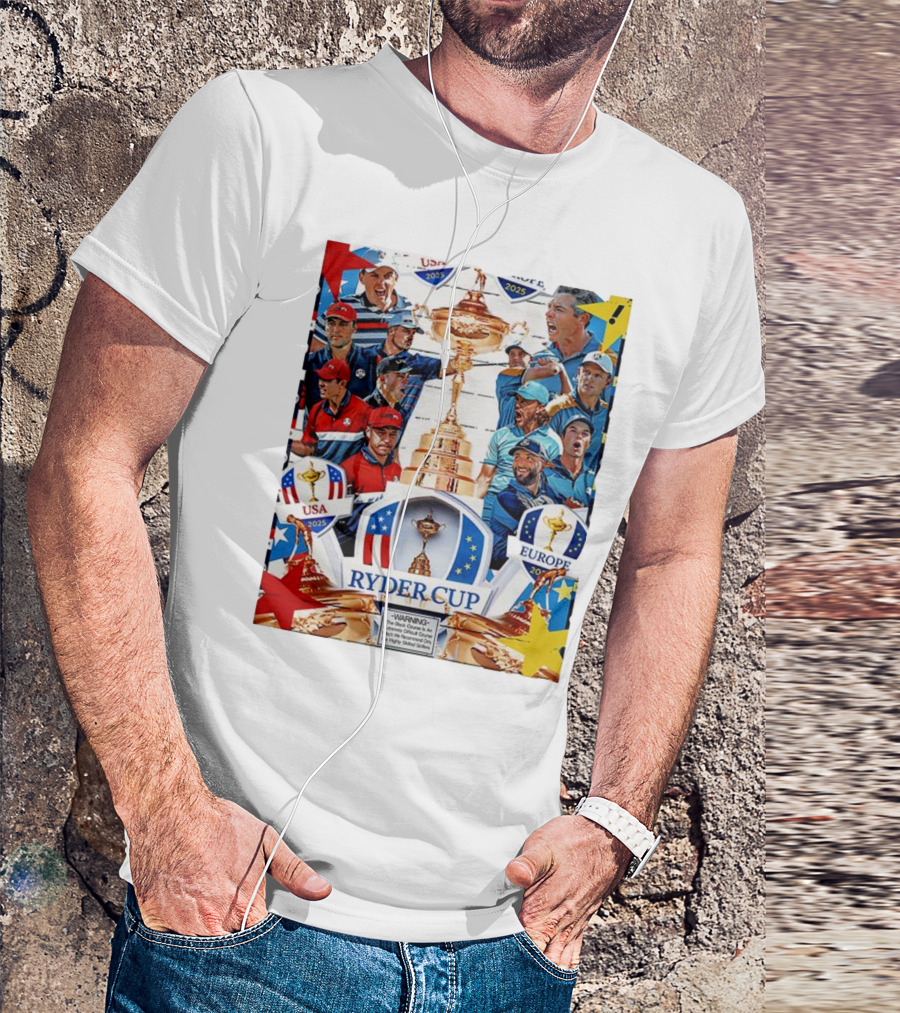Ryder Cup 2025 USA Vs Europe Golf Tournament Team Challenge T-Shirt