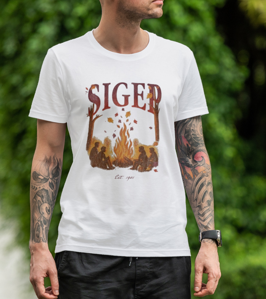 "SigEp Campfire Gathering Fall Est 1901" T-Shirt
