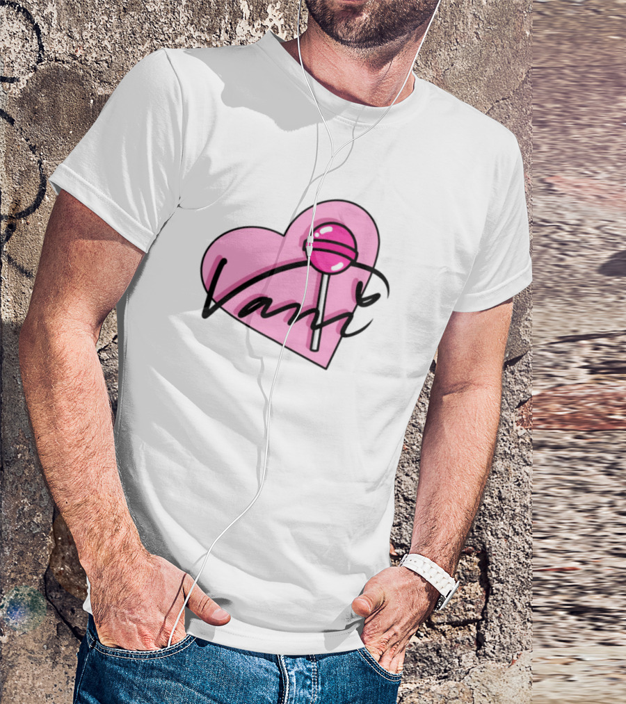 Vanilbean Heart Lollipop Signature T-Shirt