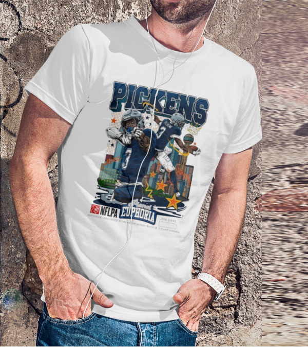 Pickens Planet Euphoria NFPLA Players Inc Iconic Sports Theme T-Shirt