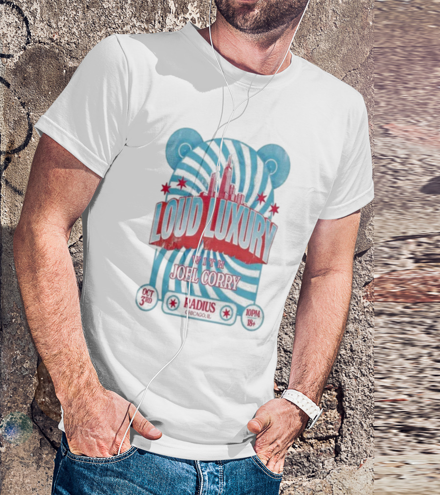 Loud Luxury With Joel Corry At Radius Chicago IL Oct 3rd 2025 Event 10PM 18+ T-Shirt