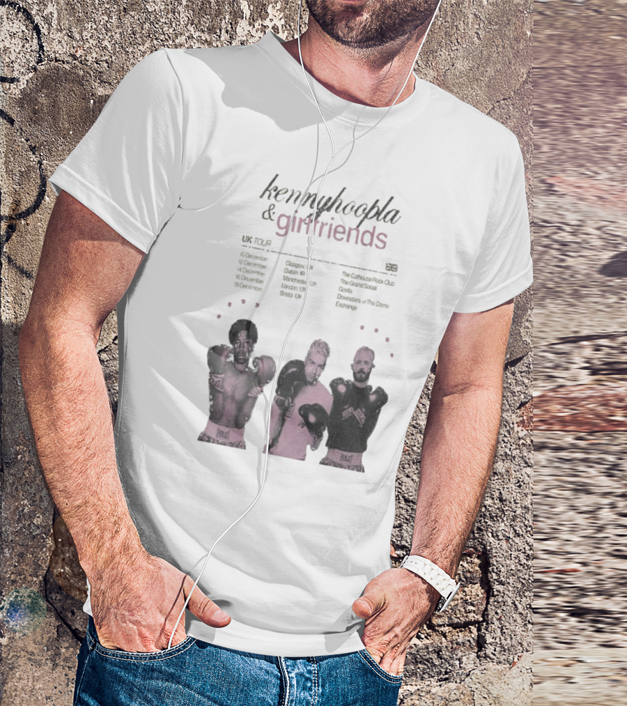 KennyHoopla And Girlfriends EU UK Tour 2025 Boxing Themed Dates UK EU Cities T-Shirt