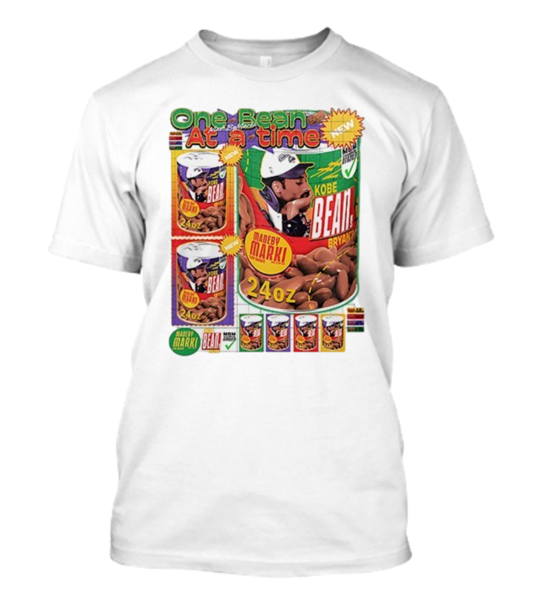 Los Angeles Lakers Kobe Bryant One Bean At A Time 24oz Champion Can T-Shirt