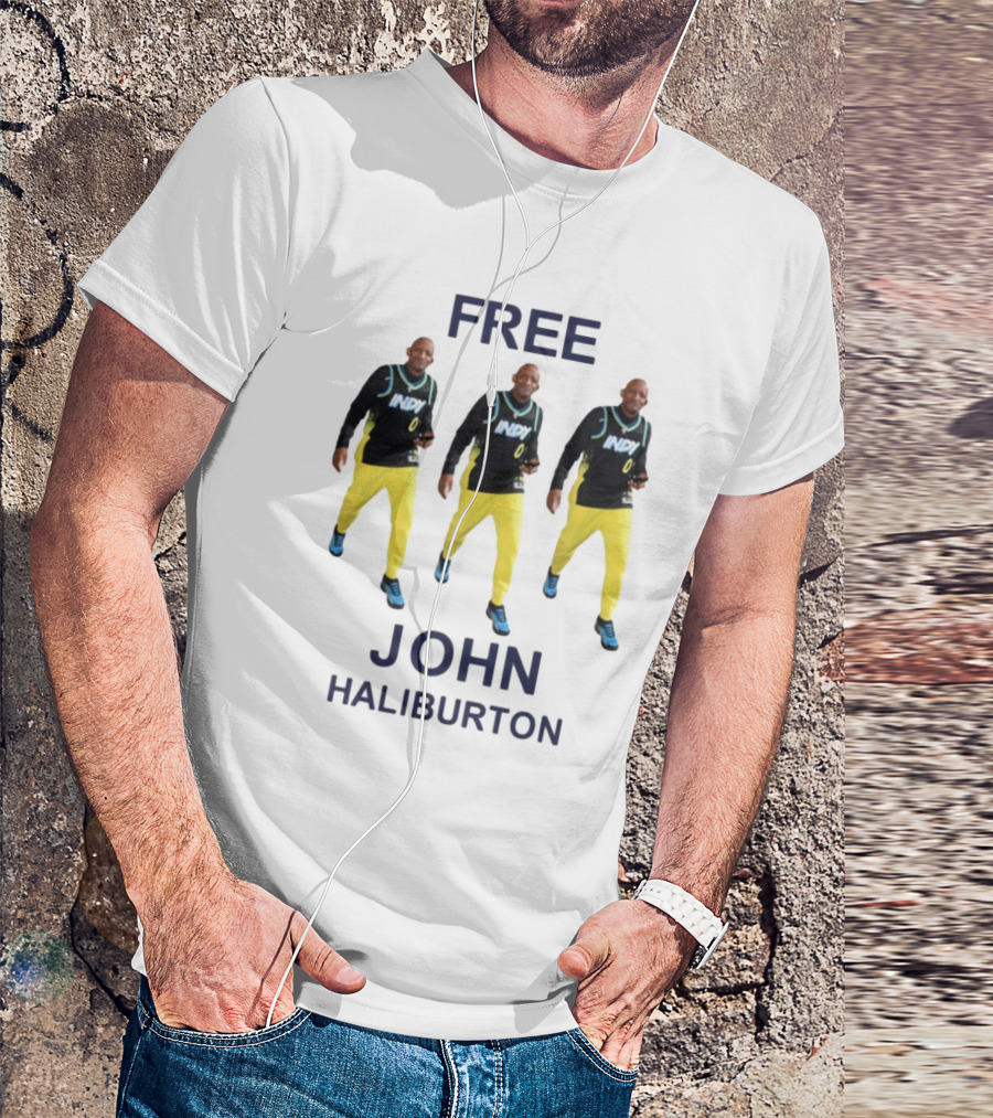 Free John Haliburton Indy 0 Sports Outfit T-Shirt