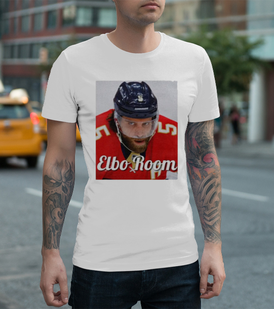 Elbo Room Hockey Player Warrior Number 5 T-Shirt