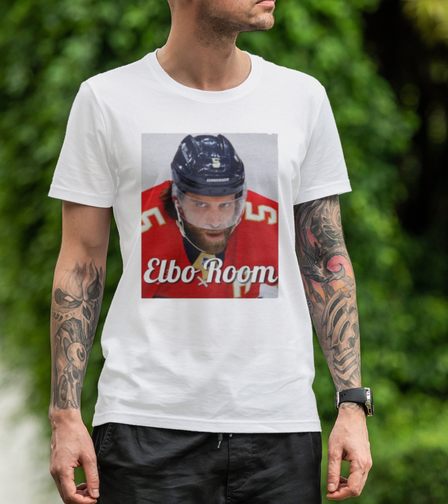 Elbo Room Hockey Player Warrior Number 5 T-Shirt