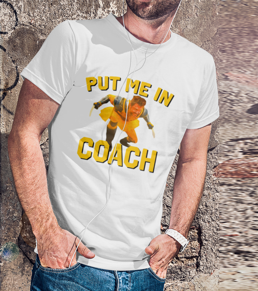 Put Me In Coach Hugh Jackman Wolverine Tutu Costume T-Shirt