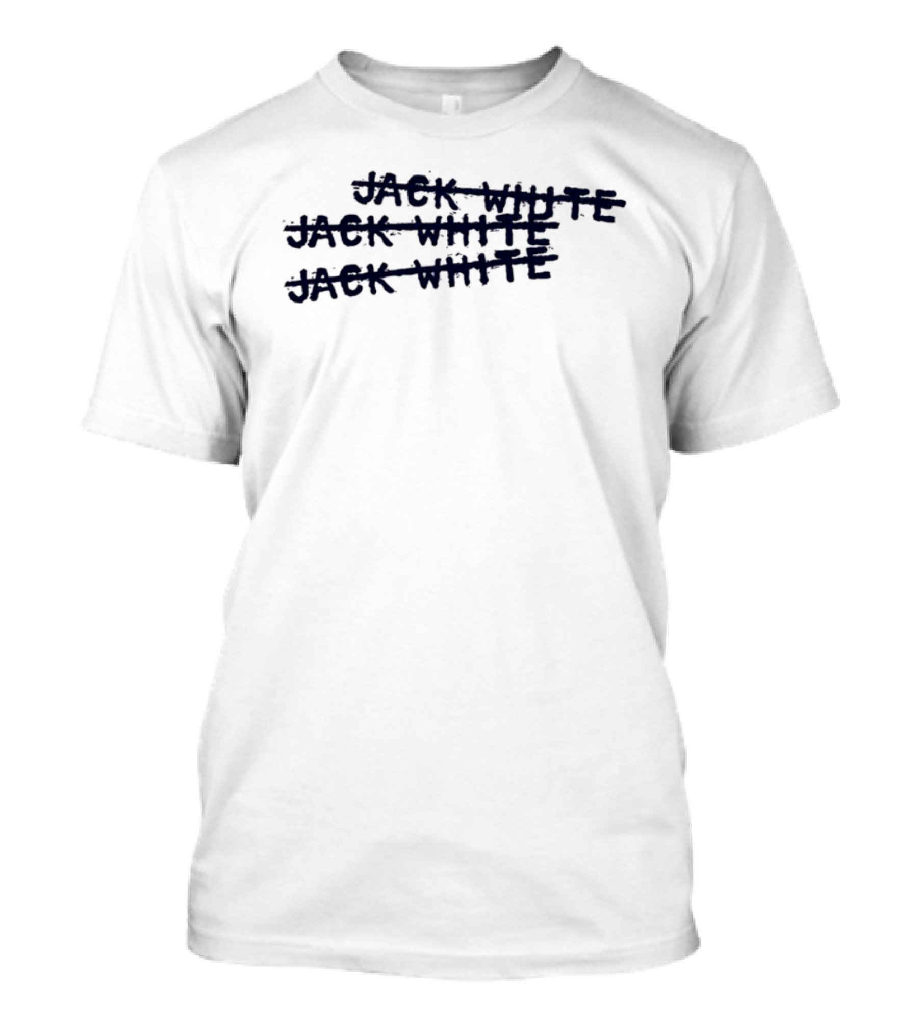 Jack White X3 Stacked Text T-Shirt