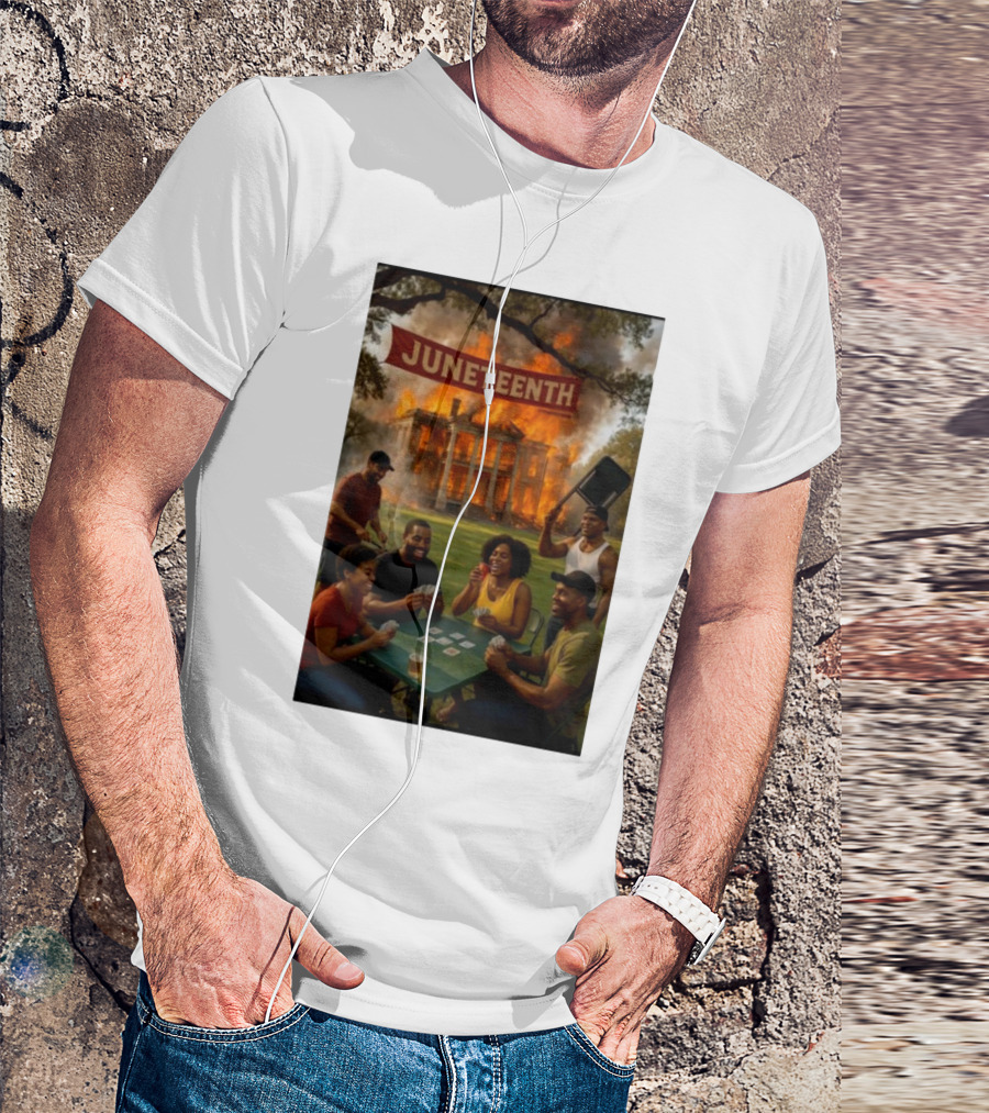 Juneteenth La Plantation Fire Historic Juneteenth Celebration T-Shirt
