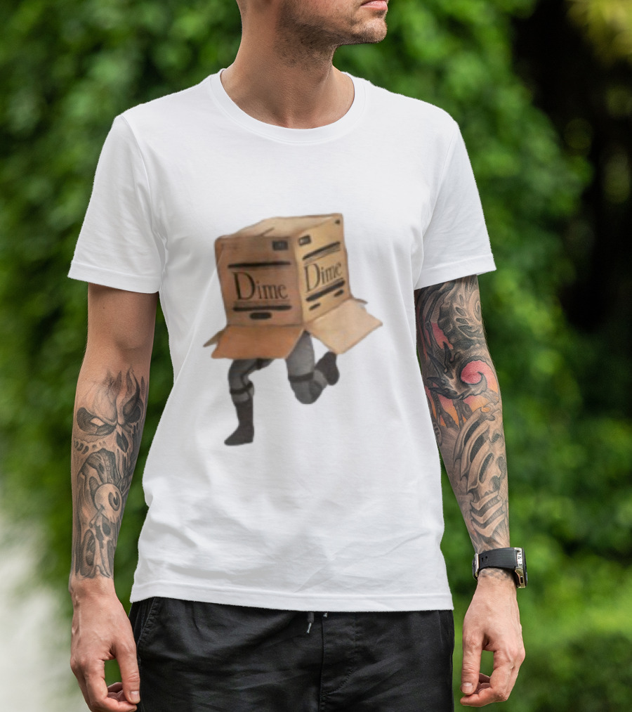 Metal Gear Solid Dime Box Costume Running T-Shirt