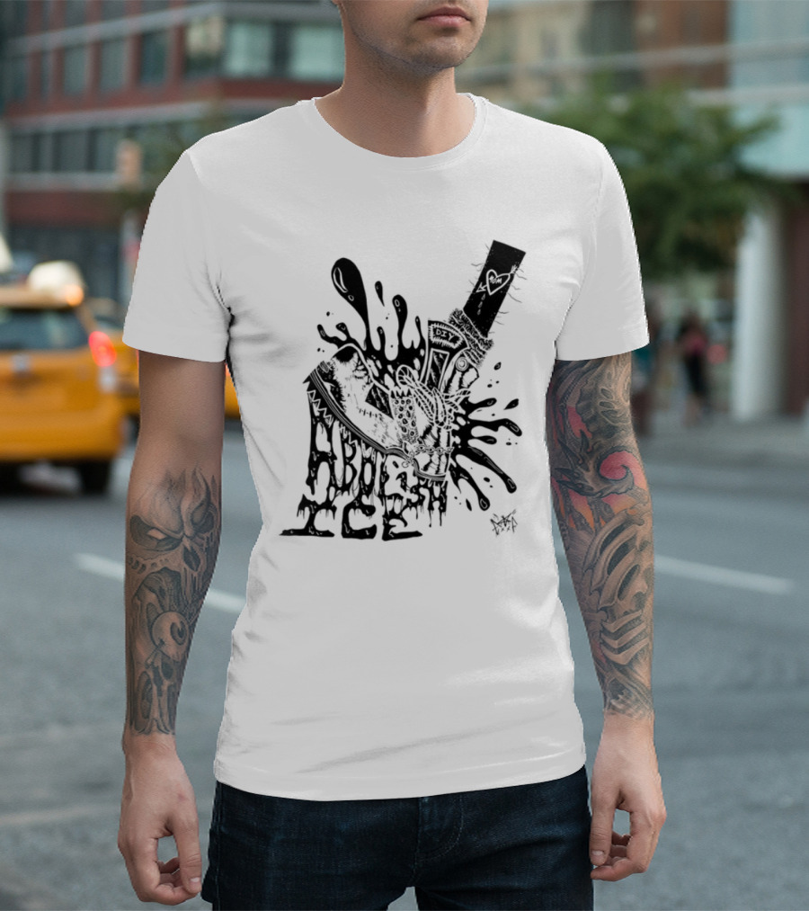 Punkwithacamera Abolish Ice Wildly Vibrant Music And Art Fusion T-Shirt