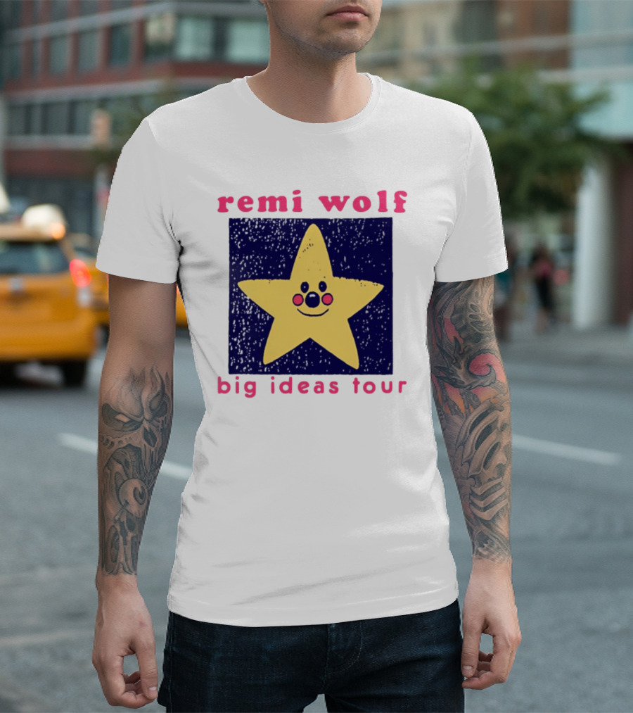 Remi Wolf Big Ideas Tour Smiling Star T-Shirt