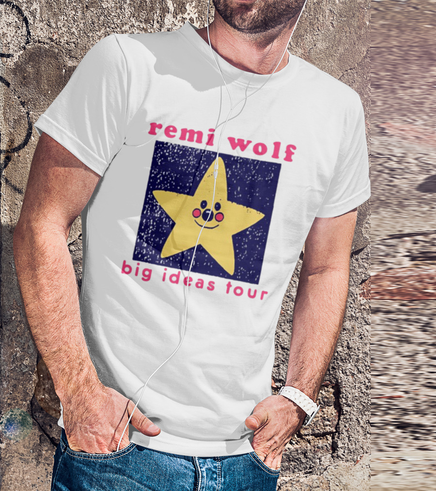 Remi Wolf Big Ideas Tour Smiling Star T-Shirt