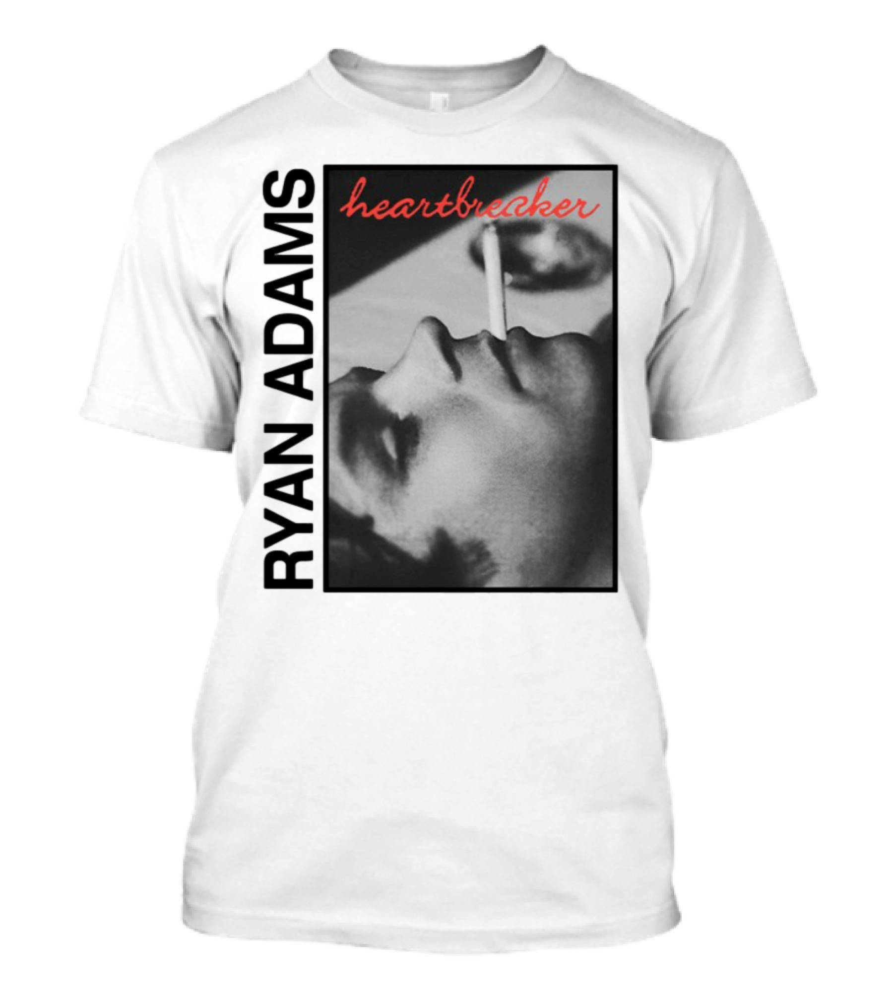 Ryan Adams Heartbreaker Anniversary Cigarette Portrait T-Shirt