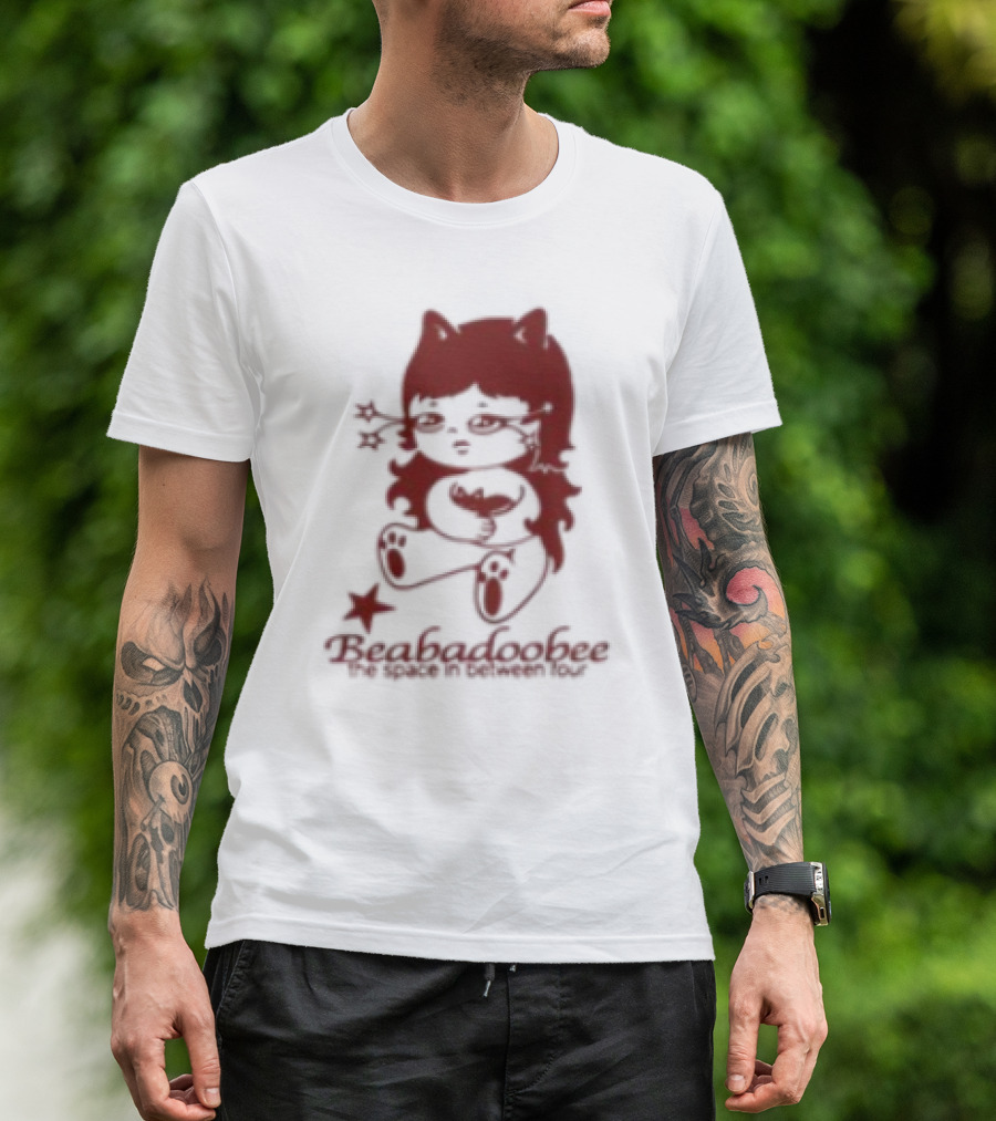 Beabadoobee The Space In Between Tour Cat Ears Character This Is How Tomorrow Moves T-Shirt