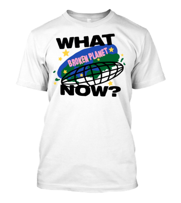 Broken Planet What Now Stars Globe T-Shirt