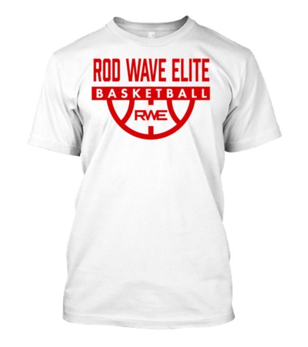 Rod Wave Elite Basketball RWE Performance White T-Shirt