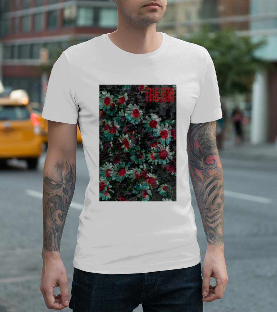 The 1975 Floral Print Graphic Flowers The 1975 T-Shirt