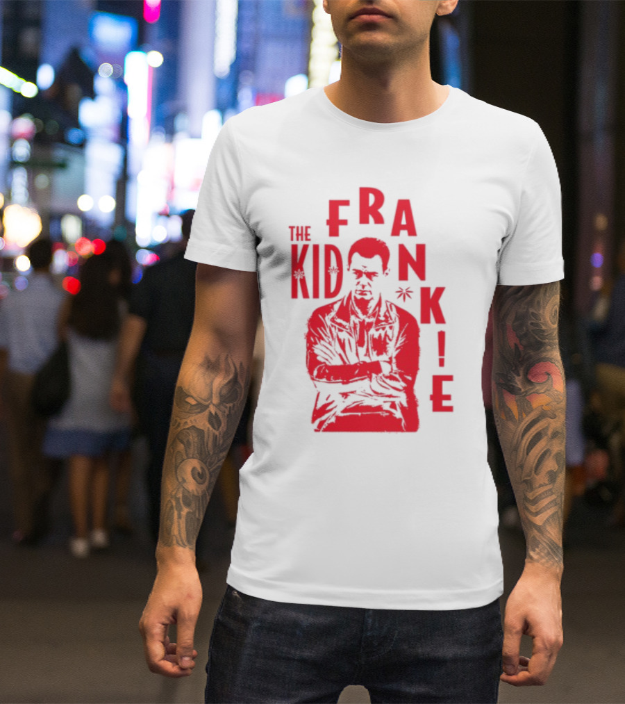 The Kid Frankie Kush Red Bold Text Outline T-Shirt