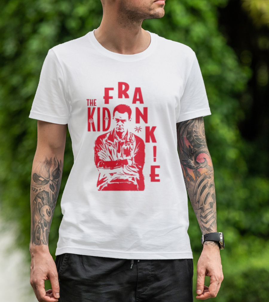 The Kid Frankie Kush Red Bold Text Outline T-Shirt