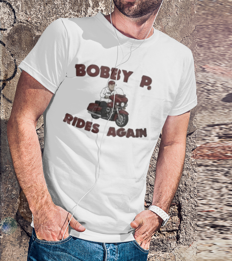 Bobby P Rides Again Motorcycle Adventure T-Shirt